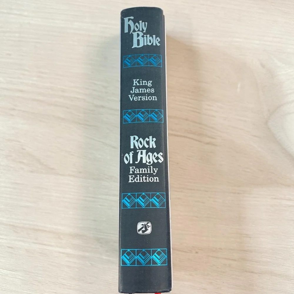 Rock Of Ages Bible Family Edition KJV White Good Religious Jimmy Swaggart KJV